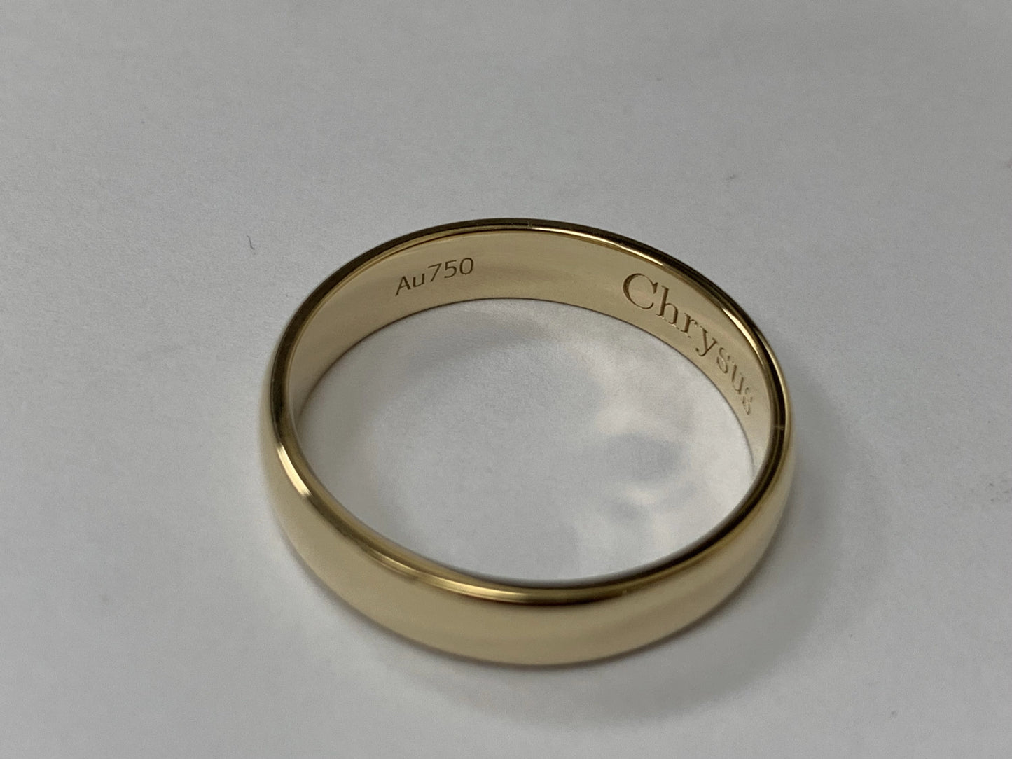 Bague en or personnalisée