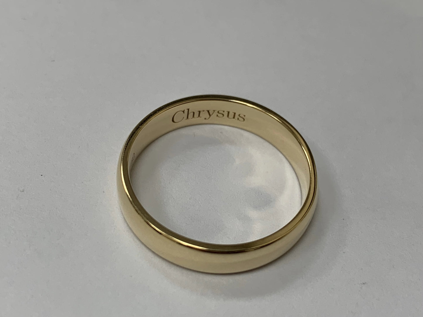 Bague en or personnalisée