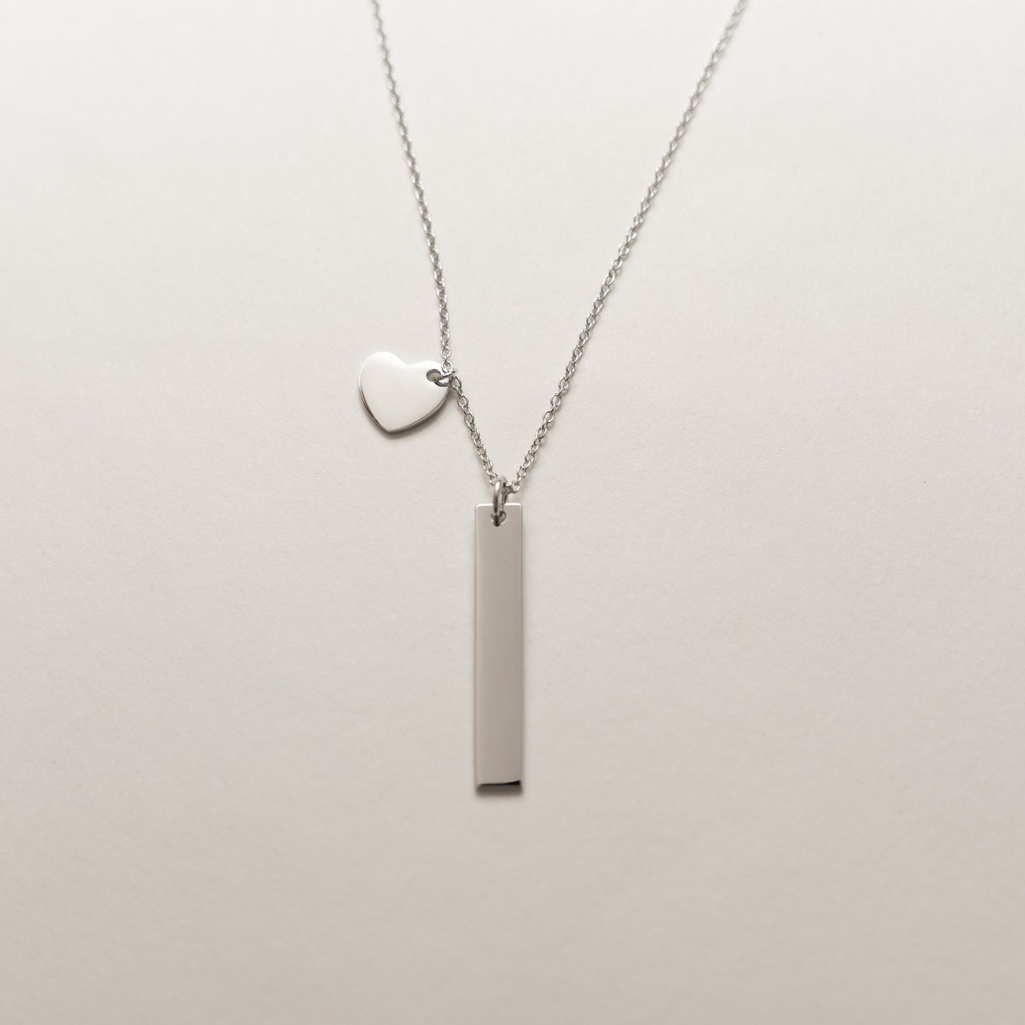 Heart & Bar Necklace